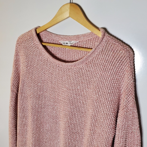 Leo & Nicole light pink knit pull over sweater Size XL Great condition - Picture 2 of 8